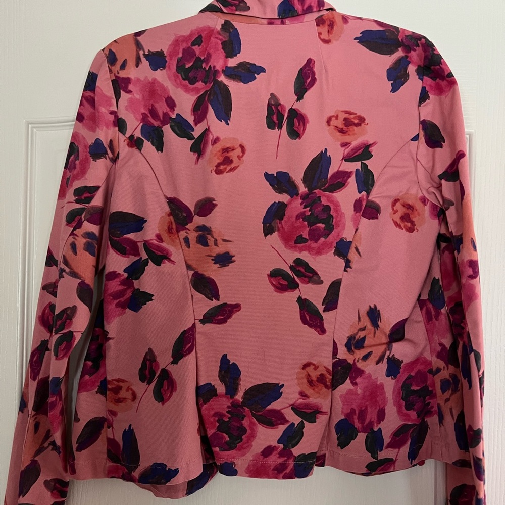 CAbi Pink and Purple Floral Blazer - Picture 2 of 4
